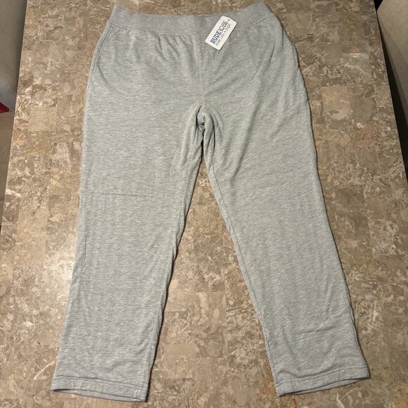 Dude Robe Pants Mens XL Grey Sweatpants Soft Fleece Lounge Essentials NEW NWT - Picture 4 of 13